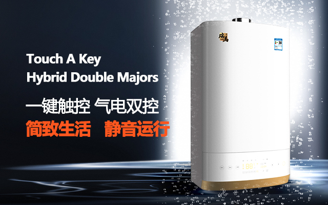 雙能源壁掛爐，省氣25%